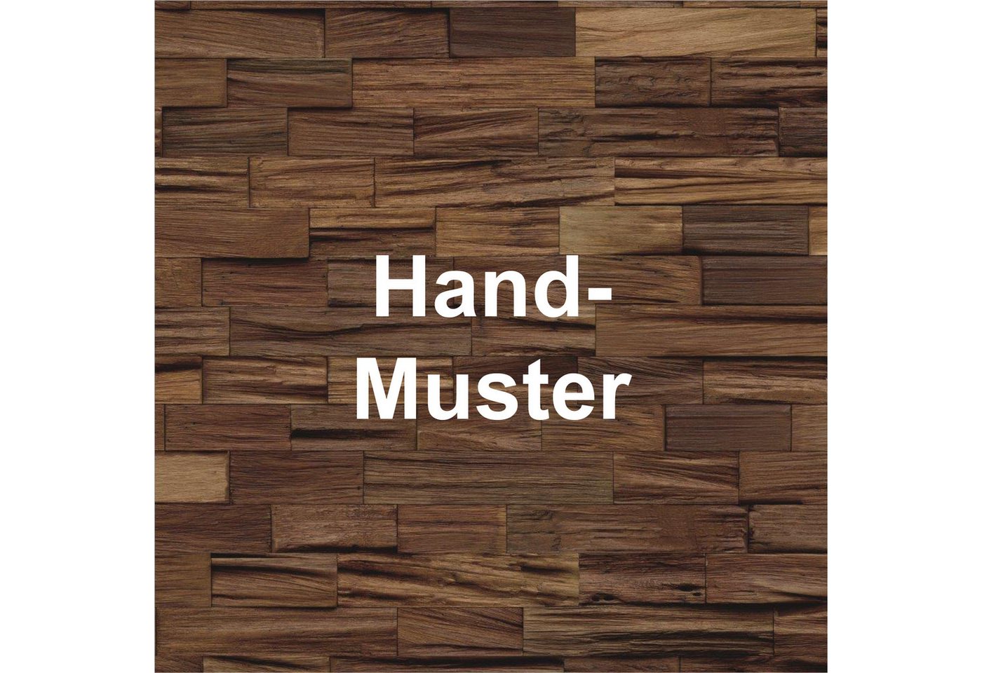 INDO 3D Wandpaneel Muster Axewood FSC Bangkirai, BxL: 20,00x50,00 cm Bild 2