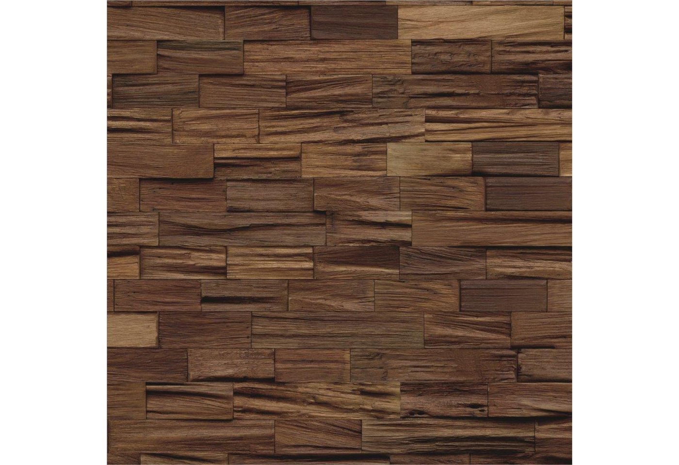 INDO 3D Wandpaneel Muster Axewood FSC Bangkirai, BxL: 20,00x50,00 cm Bild 4