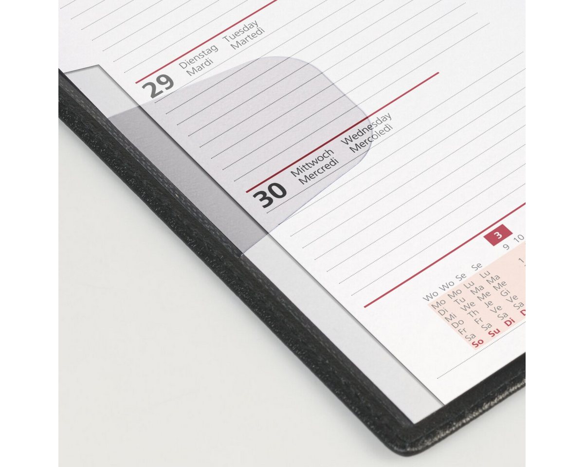 rido ide Taschenkalender Taschenkalender Modell int. 8,7x15,3cm 1 Woche/2 Seiten Kunstleder Pre Bild 5