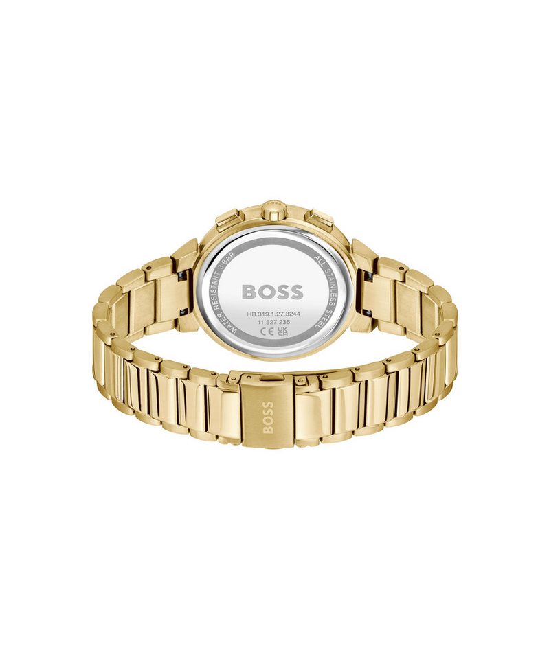BOSS Multifunktionsuhr ONE 1502807, Quarzuhr, Armbanduhr, Damenuhr, Edelstahlarmband, analog Bild 2