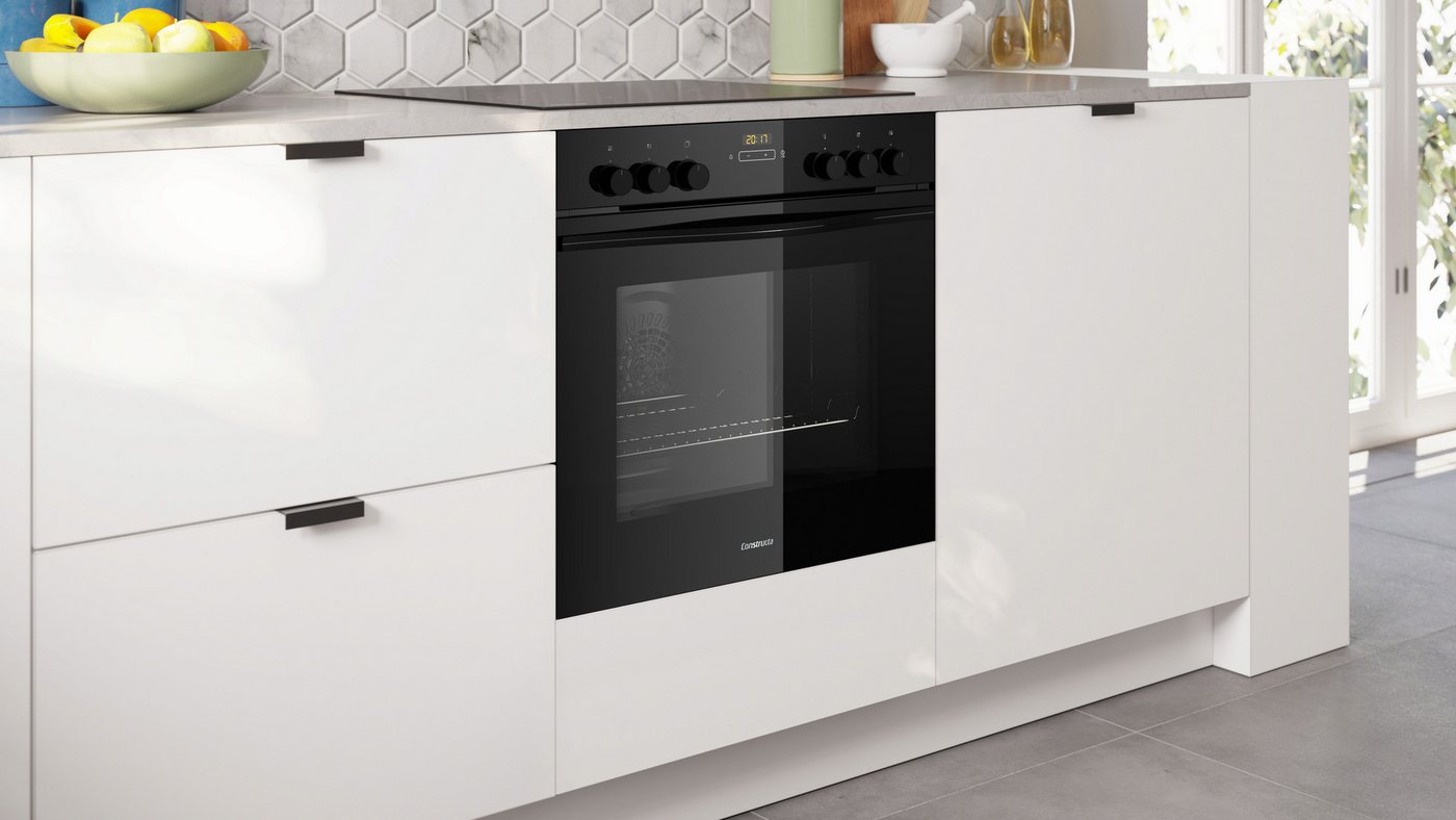 Constructa Elektro-Herd-Set CX5HS609, mit Teleskopauszug nachrüstbar, Hydrolyse Bild 4