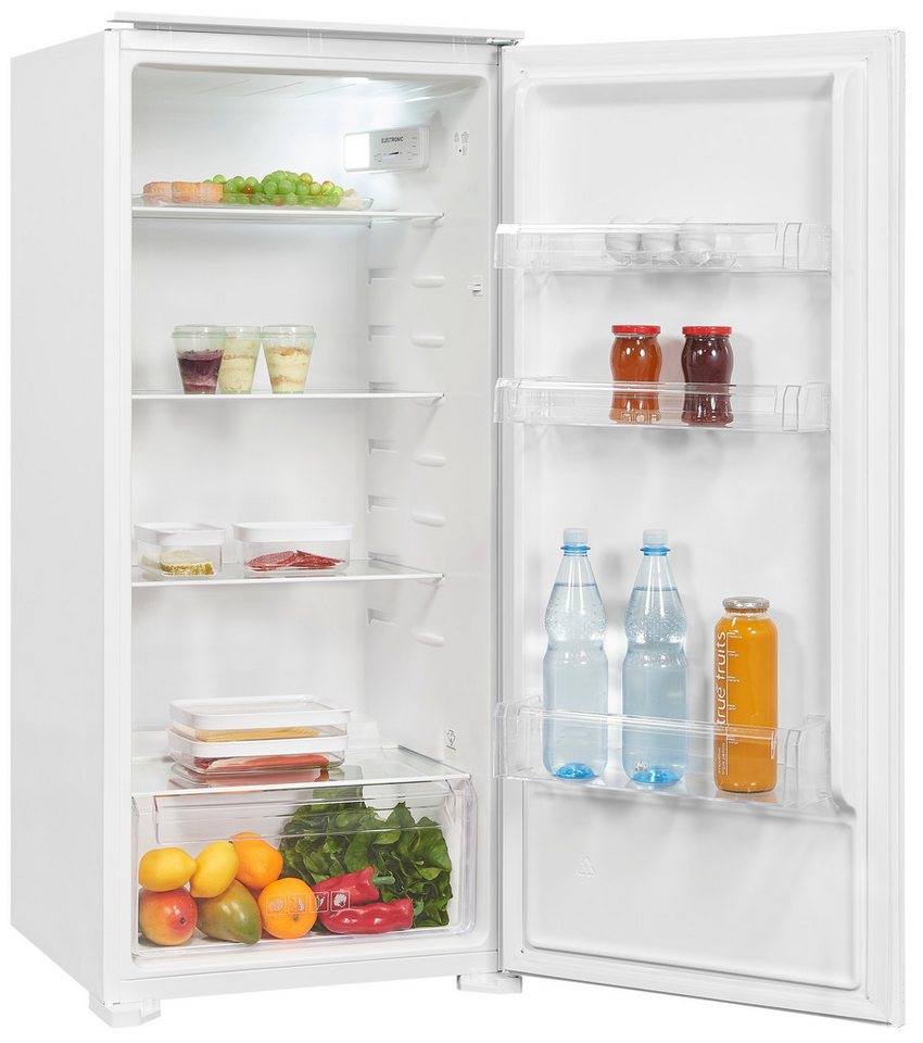 exquisit Einbaukühlschrank EKS201-V-E-O040E, 123 cm hoch, 54 cm breit, Schlepptür-Montage: Gerätetür wird mit der Schranktür mitgeschleppt Bild 5