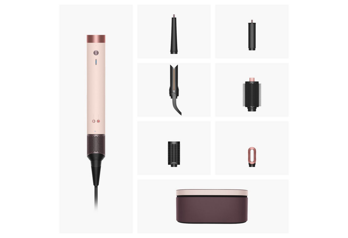 DYSON Multihaarstyler Dyson Airwrap Co-anda2xTM Straight + Wavy Ceramic Pink/Roségold, 6 Aufsätze für Locken, Glätten, Volumen und Trocknen Bild 5