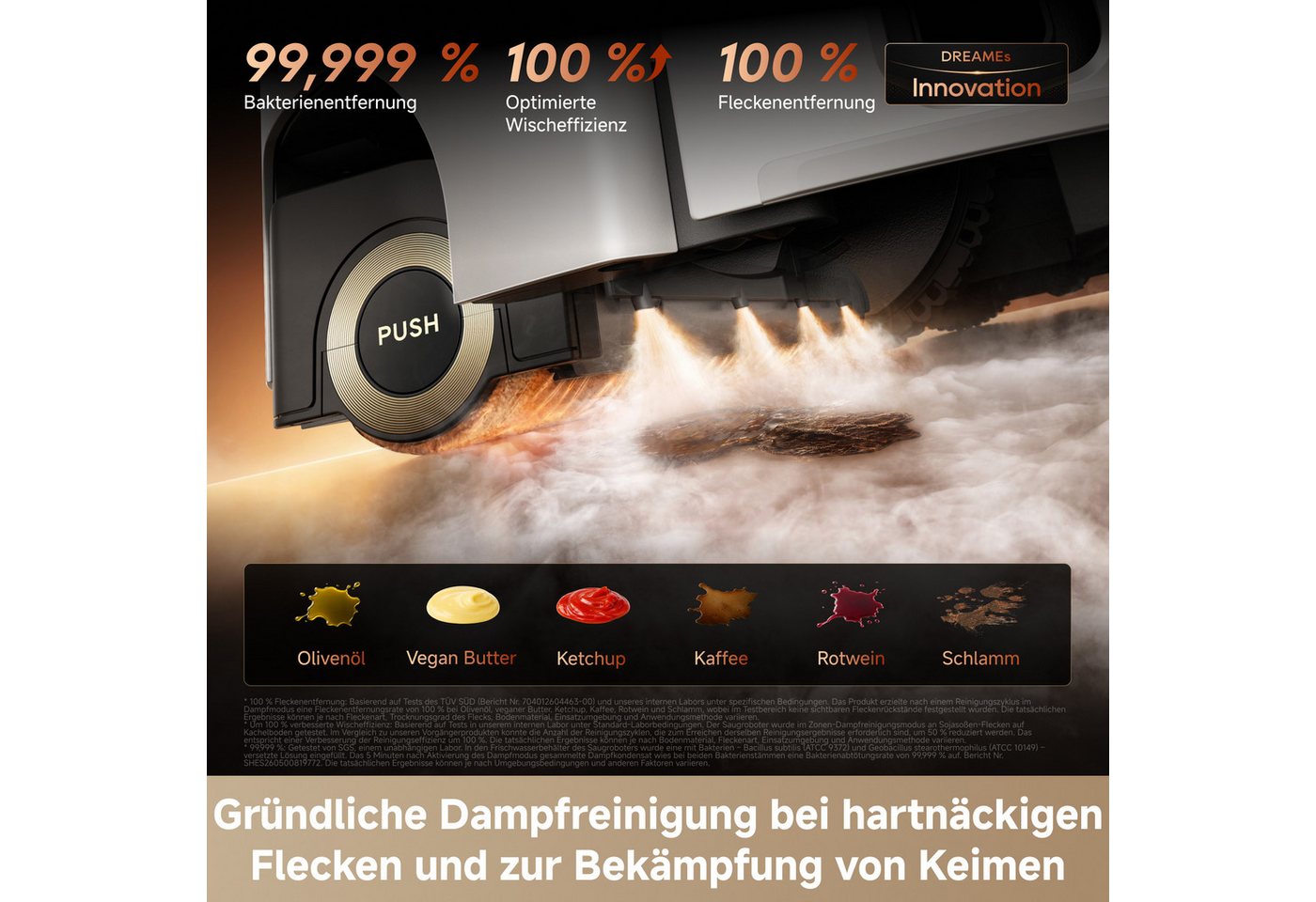 Dreame Nass-Trocken-Saugroboter Aqua20 Pro Ultra Roller X Complete White, 650 W, Vollautomatische Absaugstation, App-Steuerung Bild 2