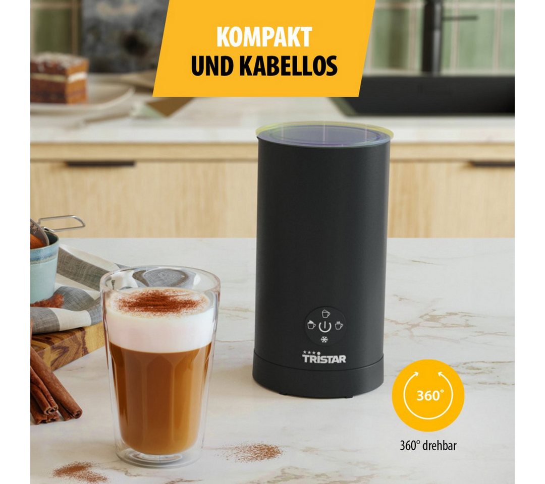 Tristar Milchaufschäumer MK-2278, 500 W, 500 W – 4 in 1
