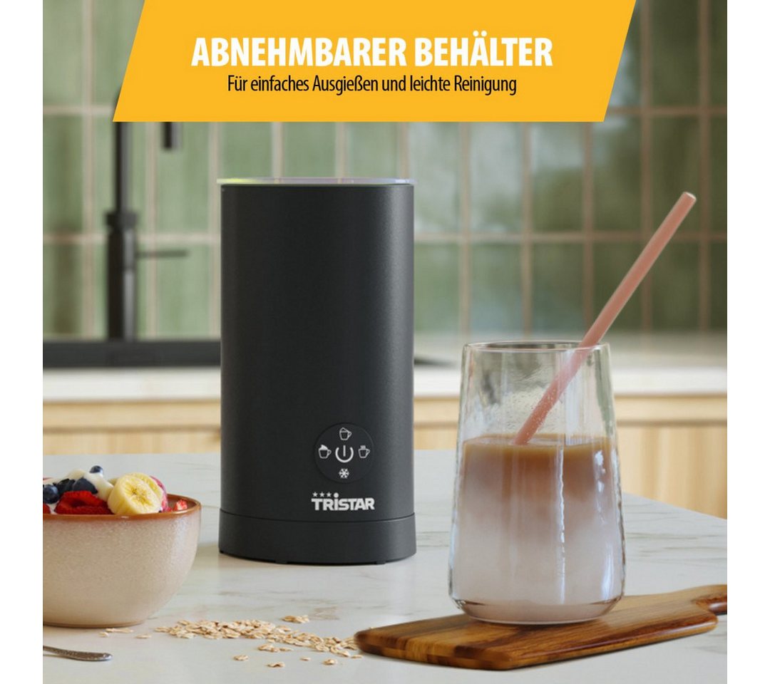Tristar Milchaufschäumer MK-2278, 500 W, 500 W – 4 in 1 Bild 2