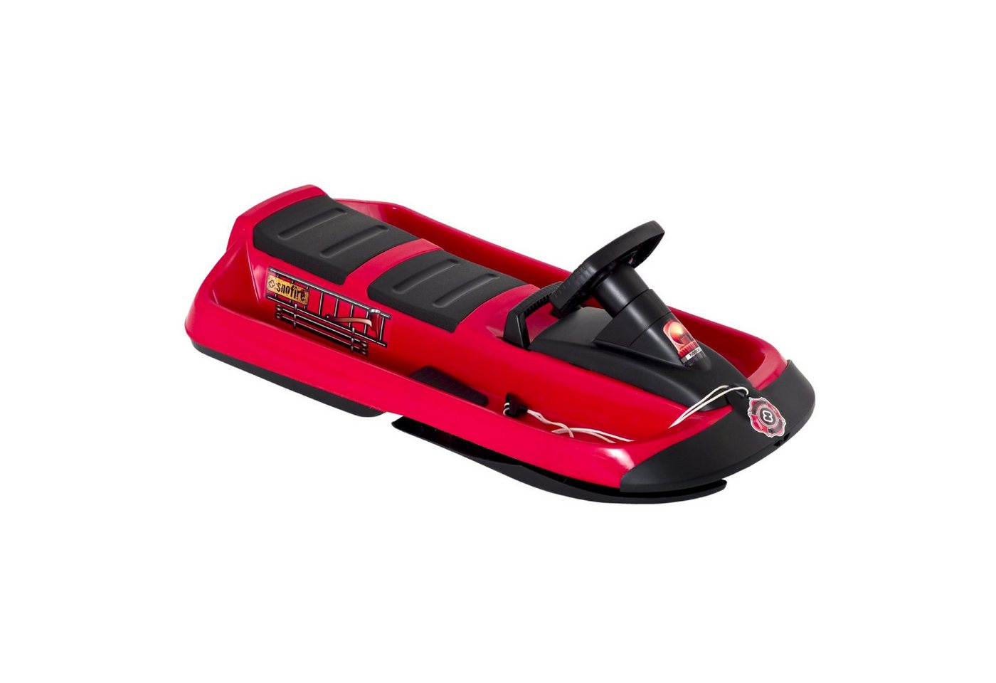 Hamax Bob Kinder Rodelschlitten SNO Fire Doppelsitzer, rot/schwarz Bild 3