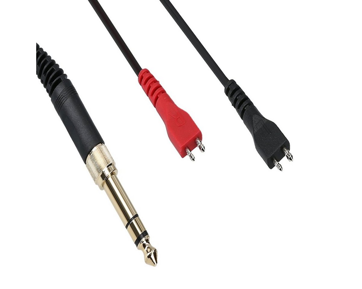 kwmobile Kopfhörerkabel für Sennheiser HD25/HD560/HD540/HD480/HD430 etc. Audio-Kabel, (19.80 cm), Over Ear Kopfhörer Ersatzkabel - 3.5mm Klinke für Headphones - 255cm