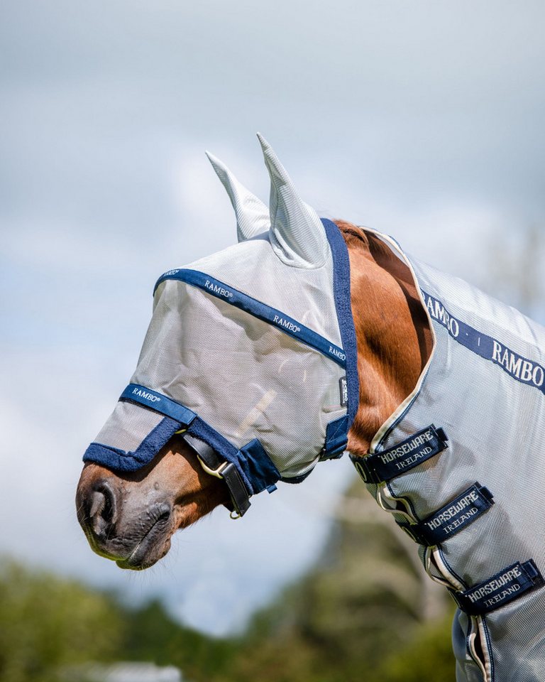 Horseware Fliegenmasken Fliegenmaske Rambo Flymask Plus non treated Bild 2