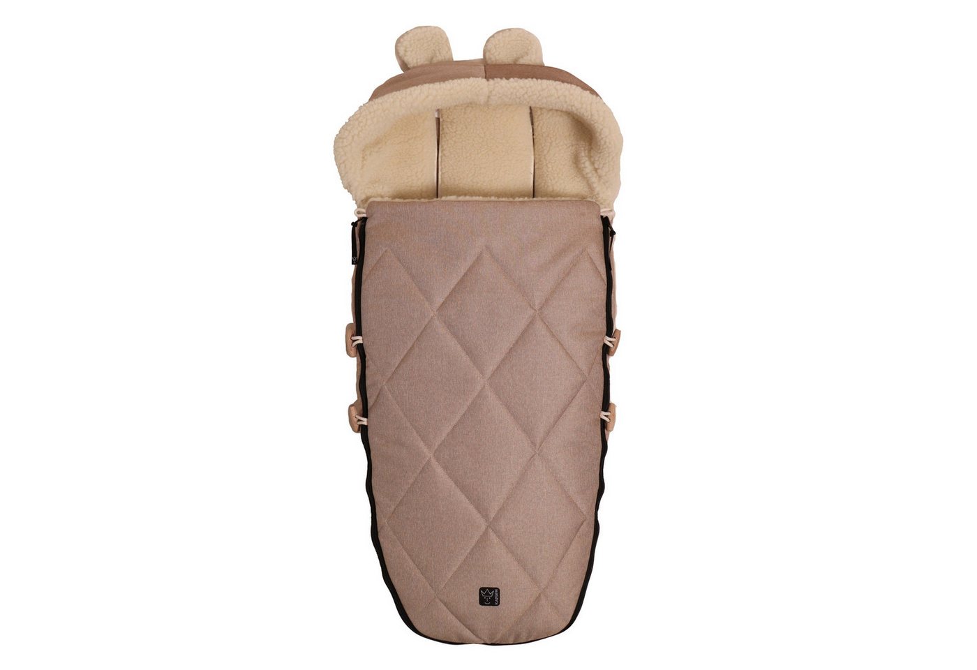 Kaiser Fußsack XL Ears Wool, Kinderwagen Fußsack