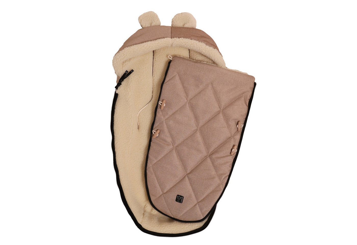 Kaiser Fußsack XL Ears Wool, Kinderwagen Fußsack Bild 2