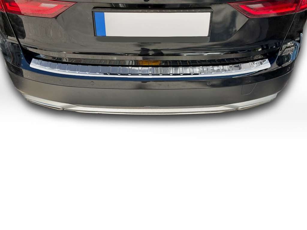 RECAMBO Ladekantenschutz für VOLVO V90 + V90 Cross Country, BJ ab 2016> Stoßstangenschutz, V2A rostfrei, Exklusive Optik, praktischer Schutz & perfekte Passform Bild 4