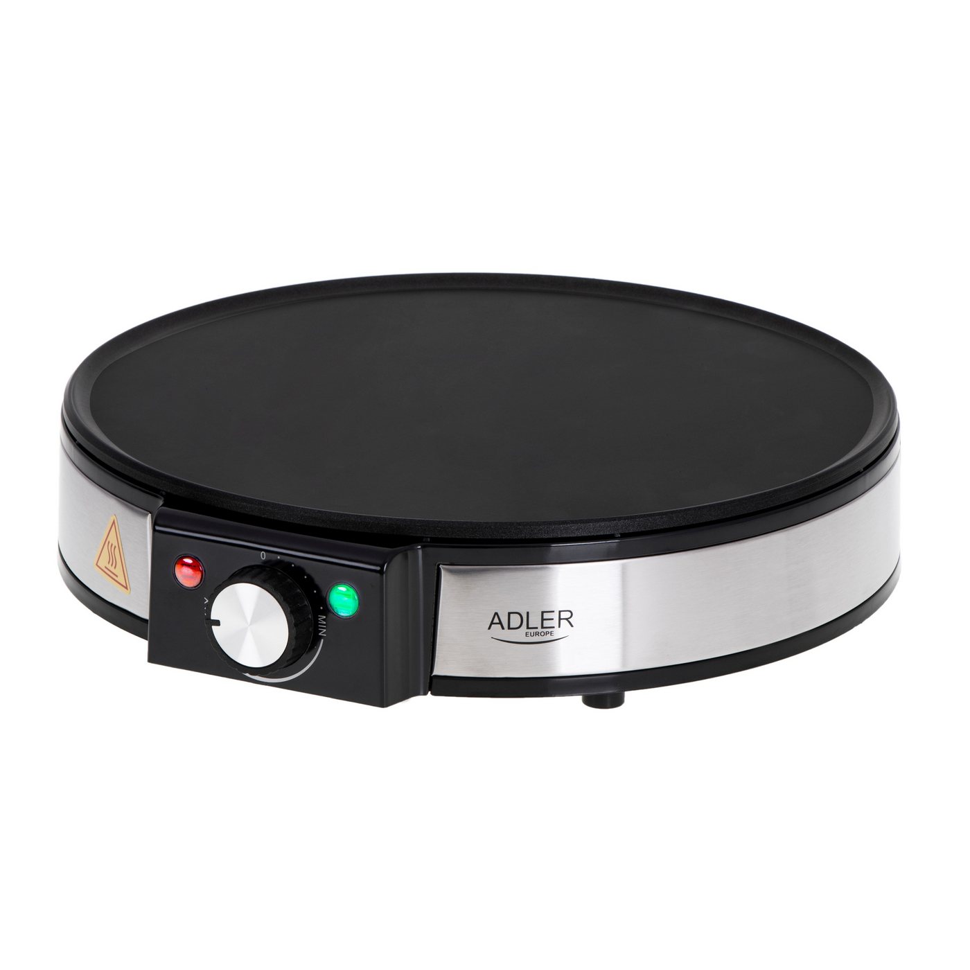 Adler Crêpesmaker Pfannkuchen Crepes Crêpes Maker 30cm antihaftbeschichtet 1600 Watt, 1200 W, Heizplattendurchmesser: 30 cm Bild 3