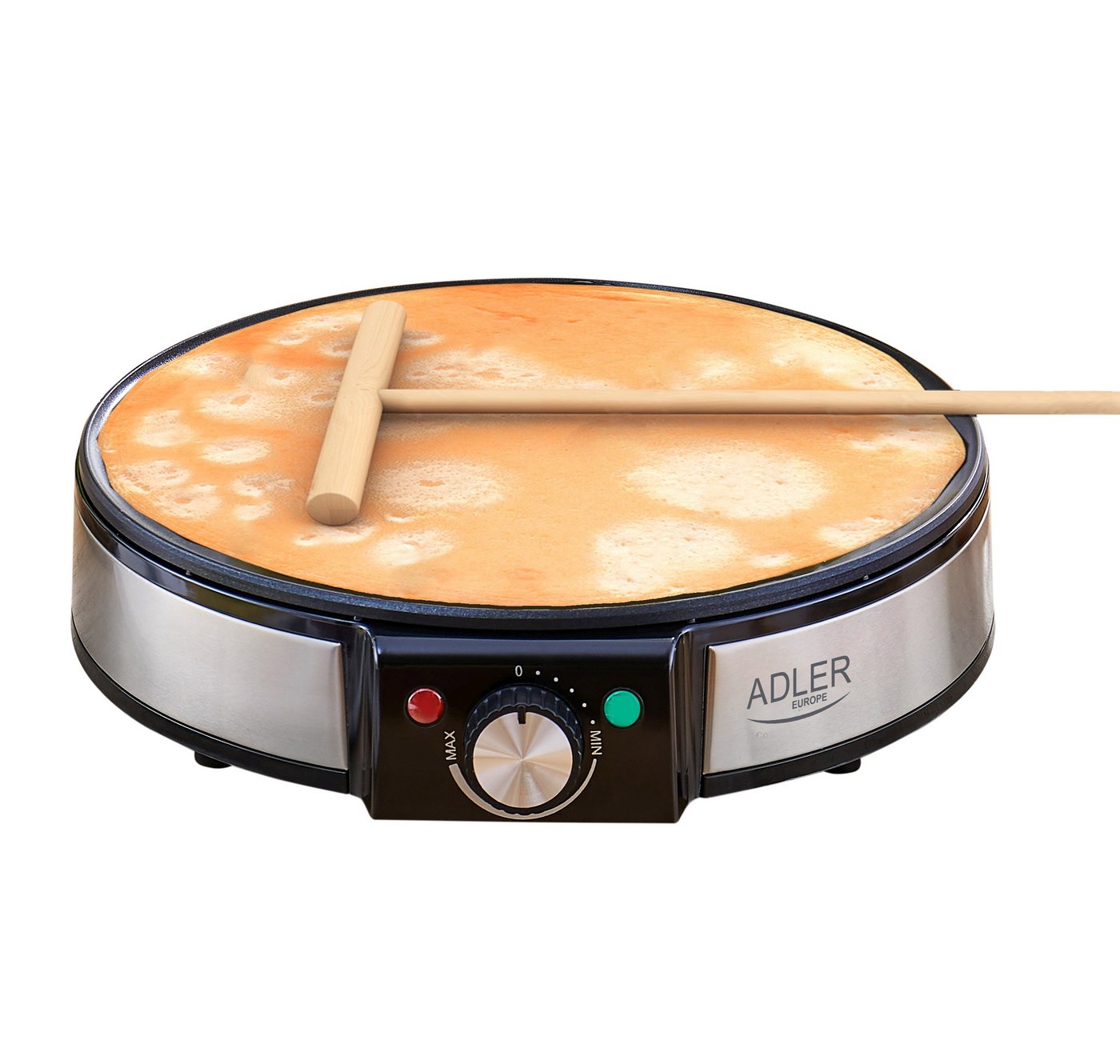 Adler Crêpesmaker Pfannkuchen Crepes Crêpes Maker 30cm antihaftbeschichtet 1600 Watt, 1200 W, Heizplattendurchmesser: 30 cm Bild 4