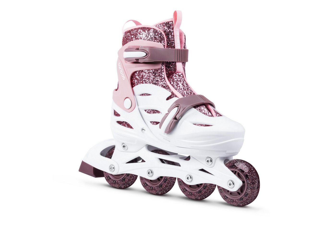 Cariboo Inlineskates Inliner und Schlittschuhe CARIBOO BALLERINA 2in1 leuchtende LED-Rollen Bild 4