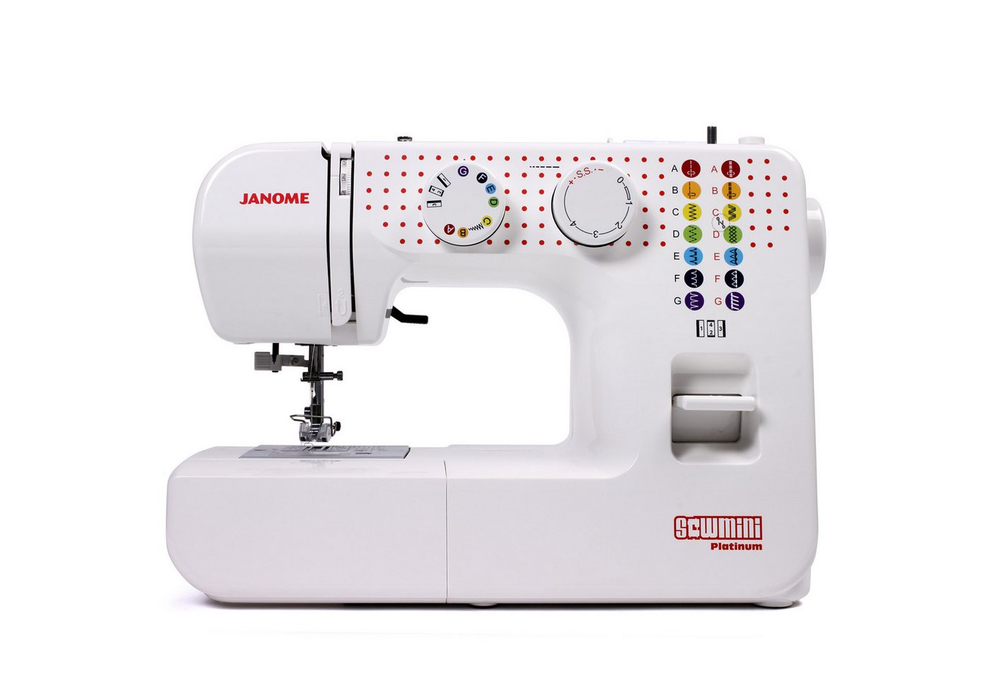 Janome Nähmaschine SewMini Platinum, 15 Programme
