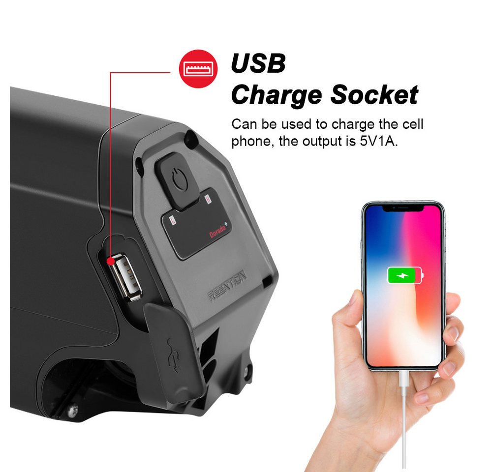 YOSE POWER E bike Akku 48V 13Ah für REENTION DORADO-PLUS NCM, LLobe,Fitifito E-Bike Akku 13000 mAh Bild 3