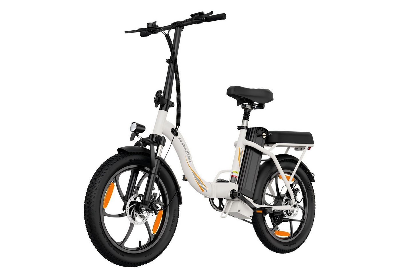 SSY E-Bike Kompaktes Elektrofahrrad mit Tiefeinstieg, Heckmotor, (Bequemer Tiefeinstieg), Breite Reifen für stabile Fahrt Bild 5