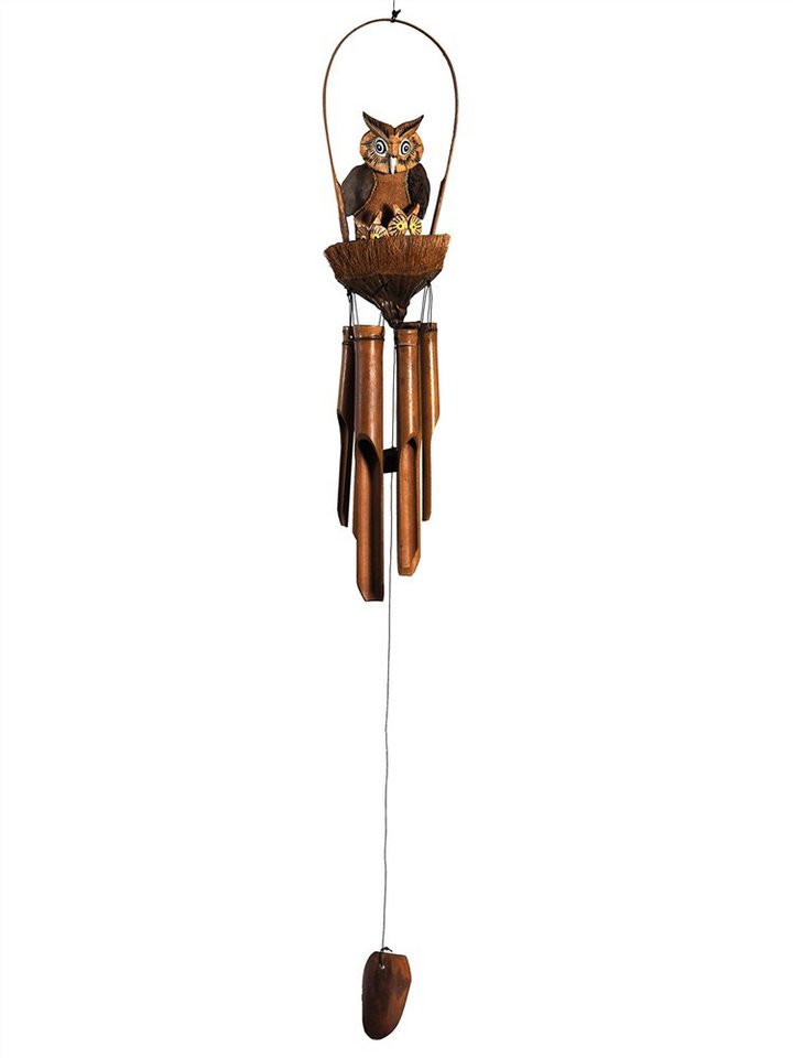 Hathi Windspiel Windspiel & Klangspiel "Eulen im Nest", ca. 60 cm lang (1 St)