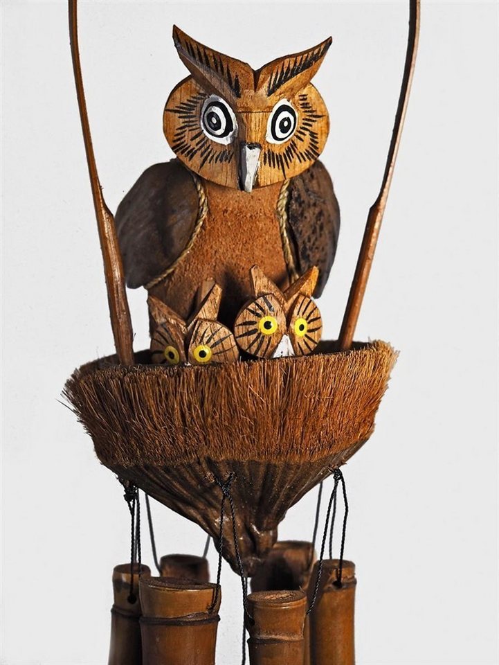 Hathi Windspiel Windspiel & Klangspiel "Eulen im Nest", ca. 60 cm lang (1 St) Bild 2