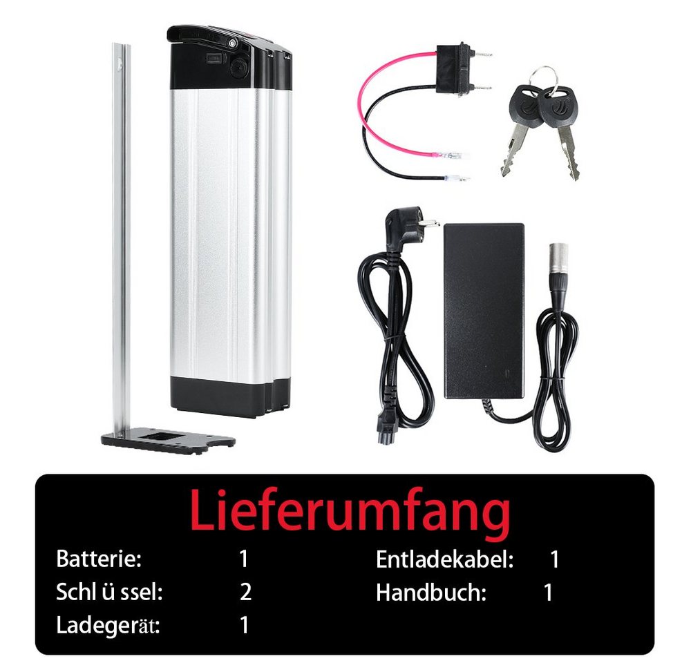 YOSE POWER E bike Akku 36V(37V) 10,4Ah 385Wh Ersatzakku ZL1010-F E-Bike Akku (36 V) Bild 2