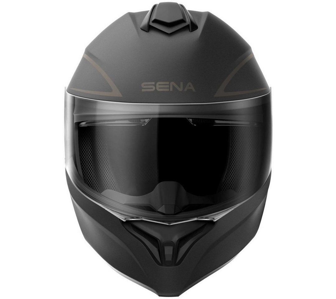 Sena Motorradhelm Outrush R Bluetooth Klapphelm, Vorbereitet Für Kommunikationssystem,integriertes Sonnenvisier