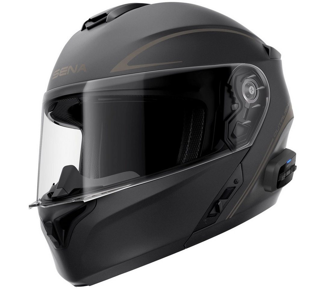 Sena Motorradhelm Outrush R Bluetooth Klapphelm, Vorbereitet Für Kommunikationssystem,integriertes Sonnenvisier Bild 2