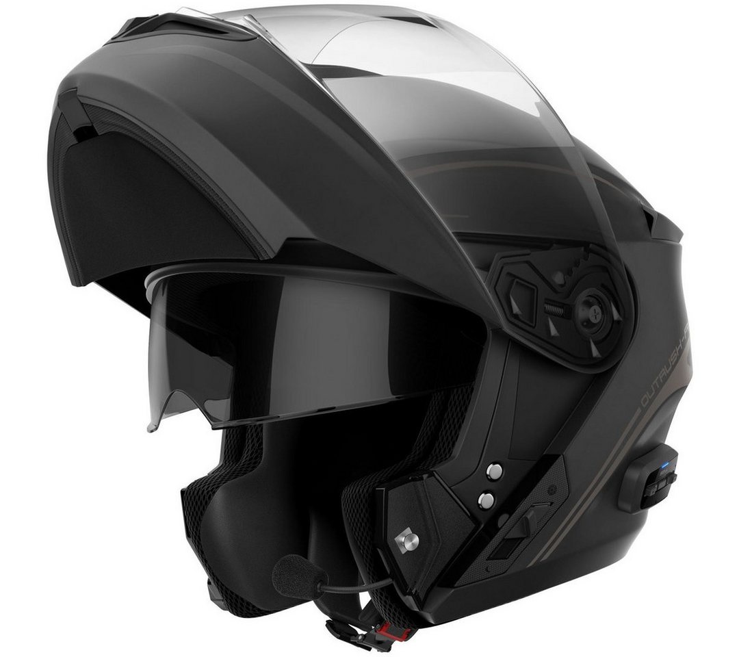 Sena Motorradhelm Outrush R Bluetooth Klapphelm, Vorbereitet Für Kommunikationssystem,integriertes Sonnenvisier Bild 3