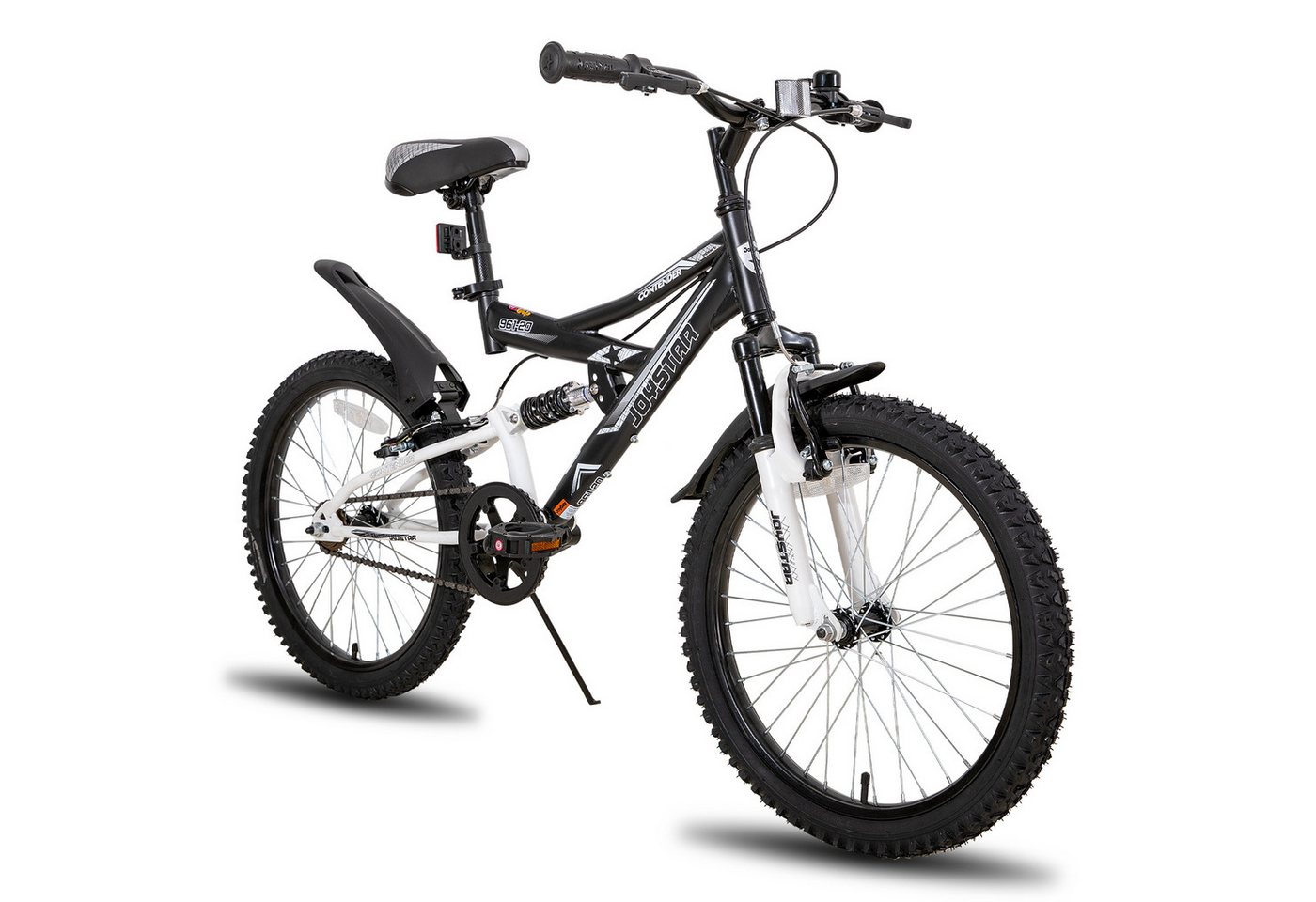 JOYSTAR Kinderfahrrad 20 Zoll bike für Jungen und Mädchen ab 7-12 Jahren Student Pendler, 1 Gang, Step-Through Rahmen mit Gepäckträger, 7 Gang
