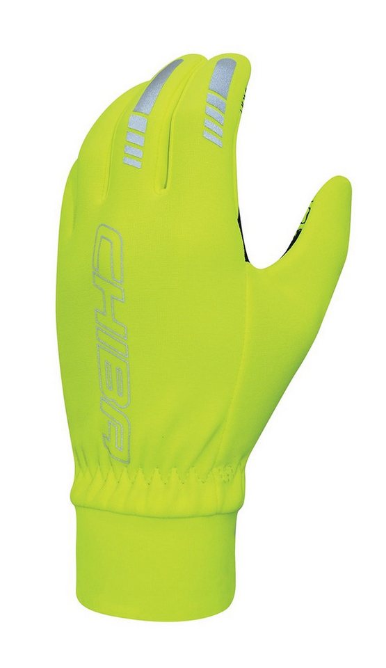 Chiba Fahrradhandschuhe Thermofleece neongelb - 1 Paar