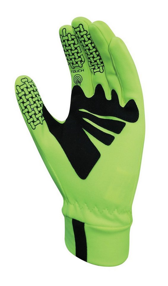 Chiba Fahrradhandschuhe Thermofleece neongelb - 1 Paar Bild 2