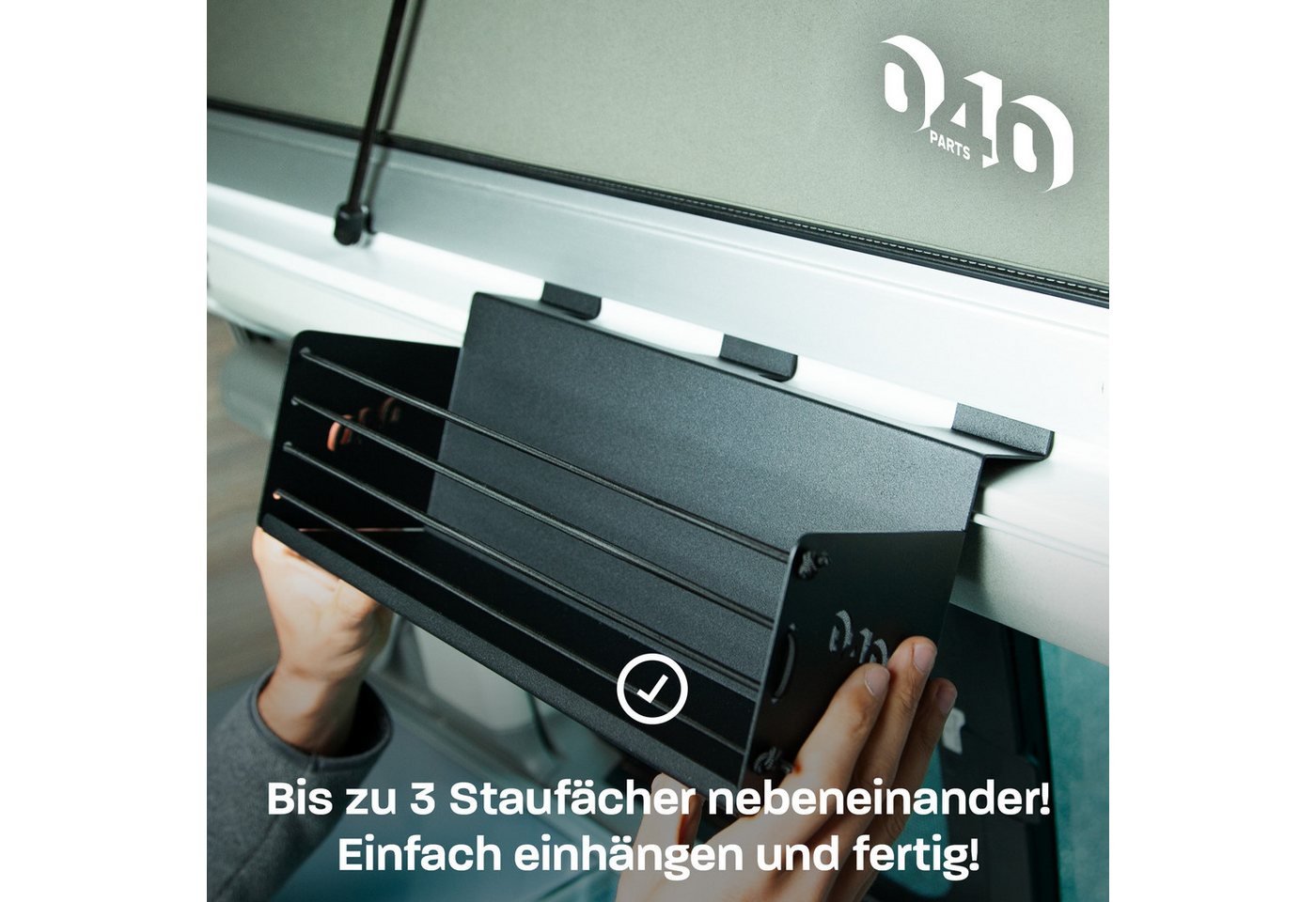 040Parts Spanngurt 040 parts Einhängeregal für das Aufstelldach passend für VW T5 T6
