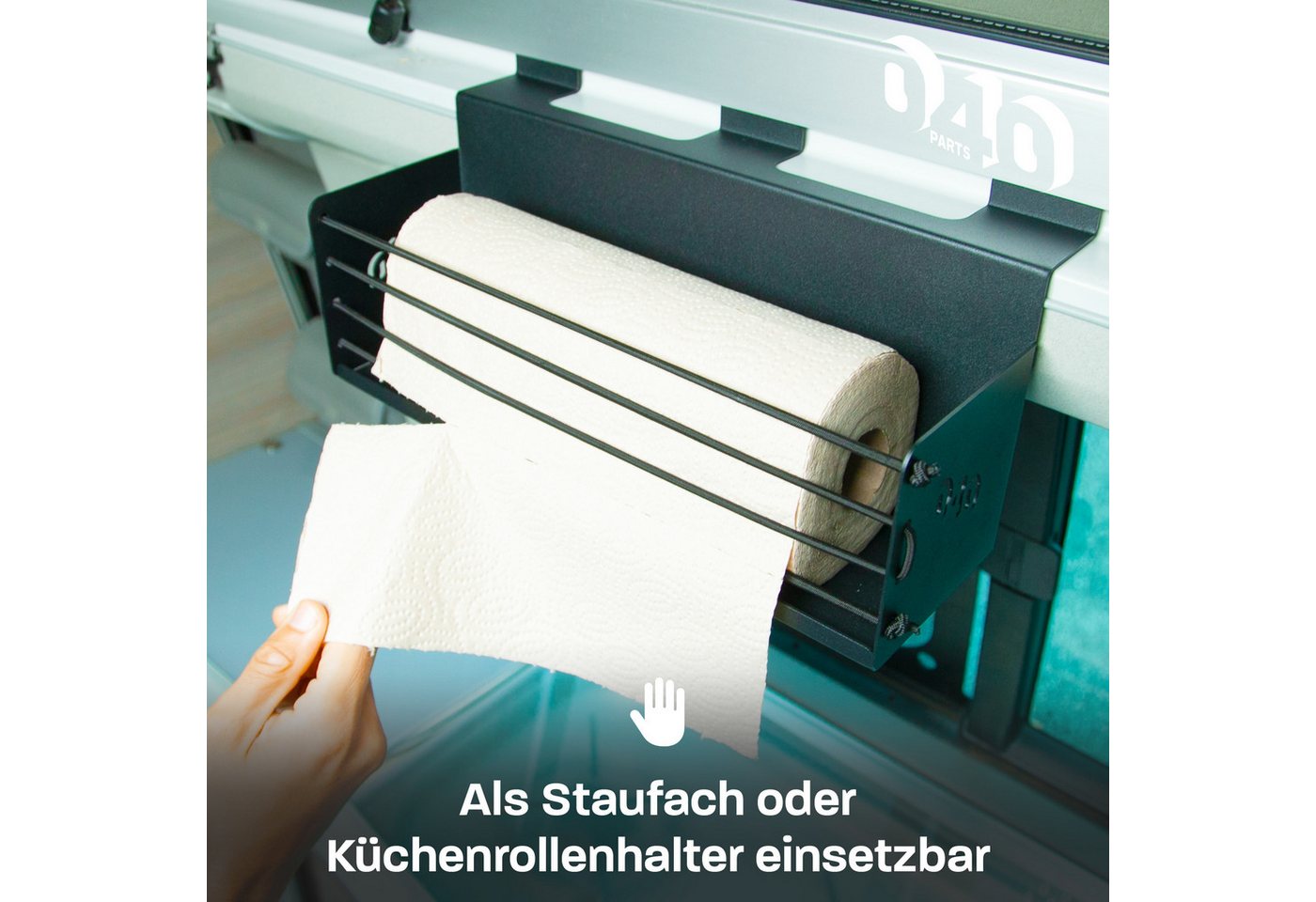 040Parts Spanngurt 040 parts Einhängeregal für das Aufstelldach passend für VW T5 T6 Bild 2