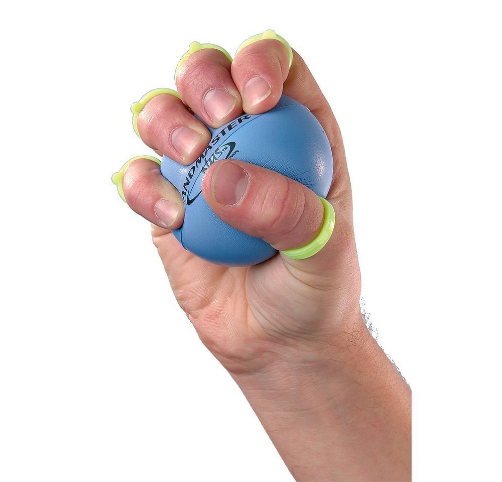 Handmaster Plus Handmuskeltrainer Fingertrainer-Set, Set bestehend aus 3 Handtrainern in verschiedenen Stärken