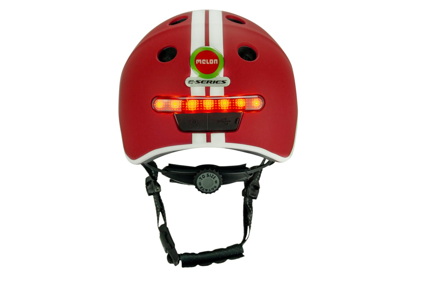 Melon Fahrradhelm E-Series GT mit Vorder- und Rücklicht, super leicht, Magnetverschluss, größenverstellbar, mehr als 50 Designs Bild 3