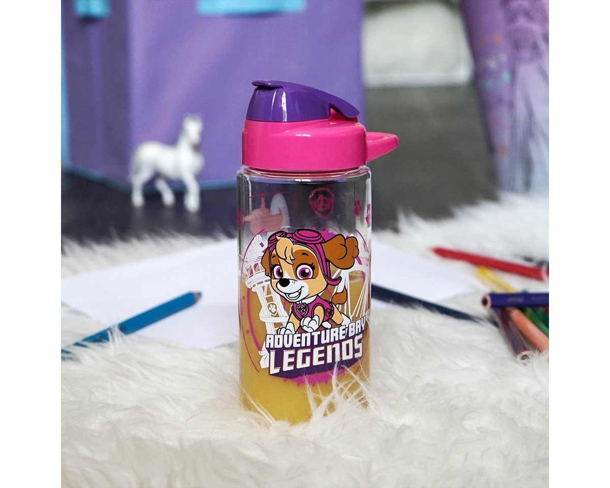 Geda Labels GmbH Trinkflasche Paw Patrol Skye, Pink, 480ml, nicht spülmaschinengeeignet