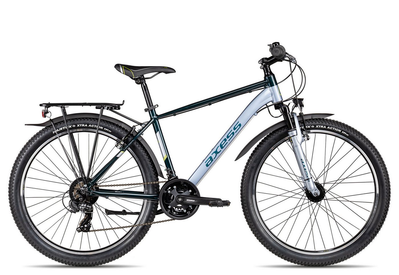Axess Kinderfahrrad Axess Adventure 26, 21 Gang, Kettenschaltung, Shimano Tourney Schaltung schwarz/grau