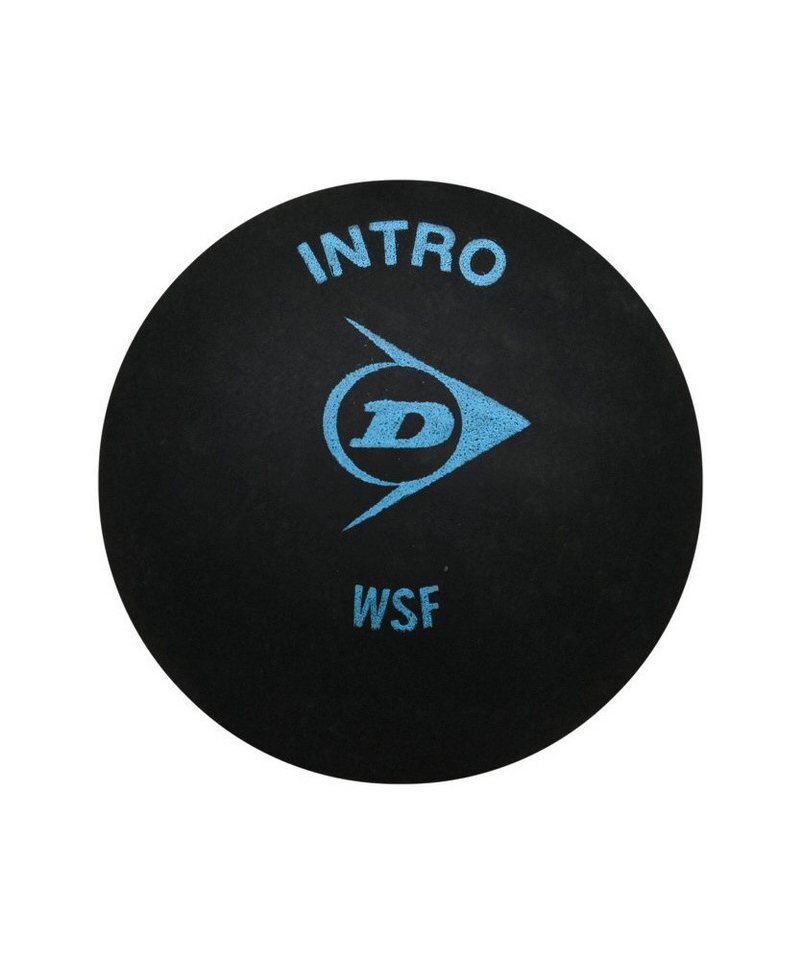 Dunlop Squashball Intro (blauer Punkt, Speed schnell) schwarz - 1 Ball Bild 2