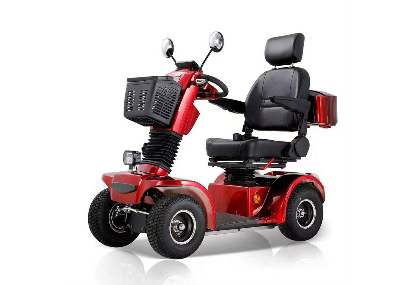Urban Hopper E-Motorroller Urban Hopper Senior 4-Rad Elektro Seniorenmobil Mobilitätshilfe, 500 W, 6 km/h, Drehbarer Sitz, ca. 60km Reichweite, 150kg Zuladung, LED-Licht COC