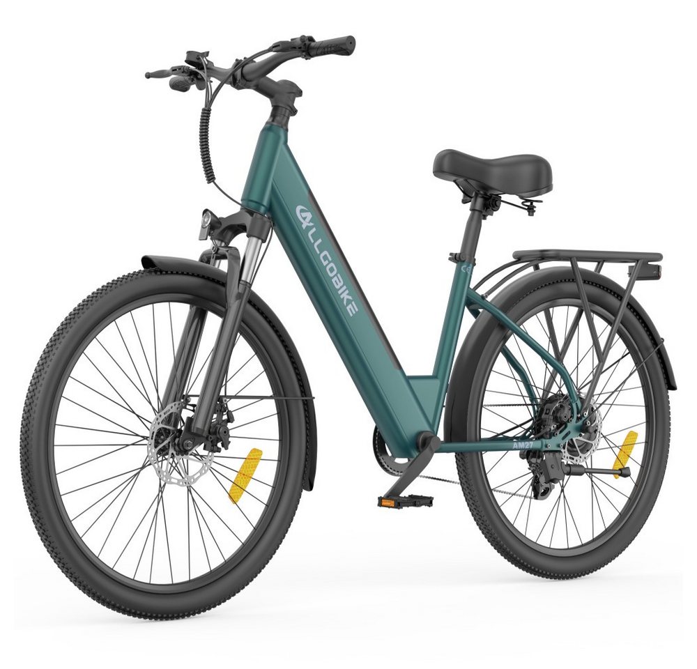 SSY E-Bike Elektrofahrrad fur Erwachsene, Heckmotor, (Komfortables E-Bike für Damen), Rahmen aus Karbonstahl Bild 4