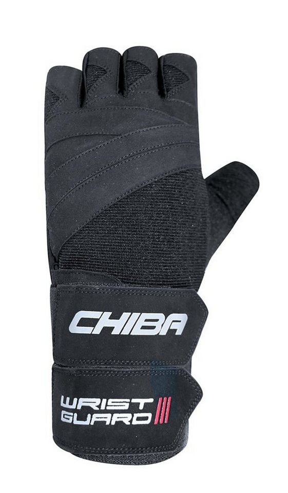 Chiba Trainingshandschuhe Fitness Handschuhe Wristguard IV schwarz - 1 Paar