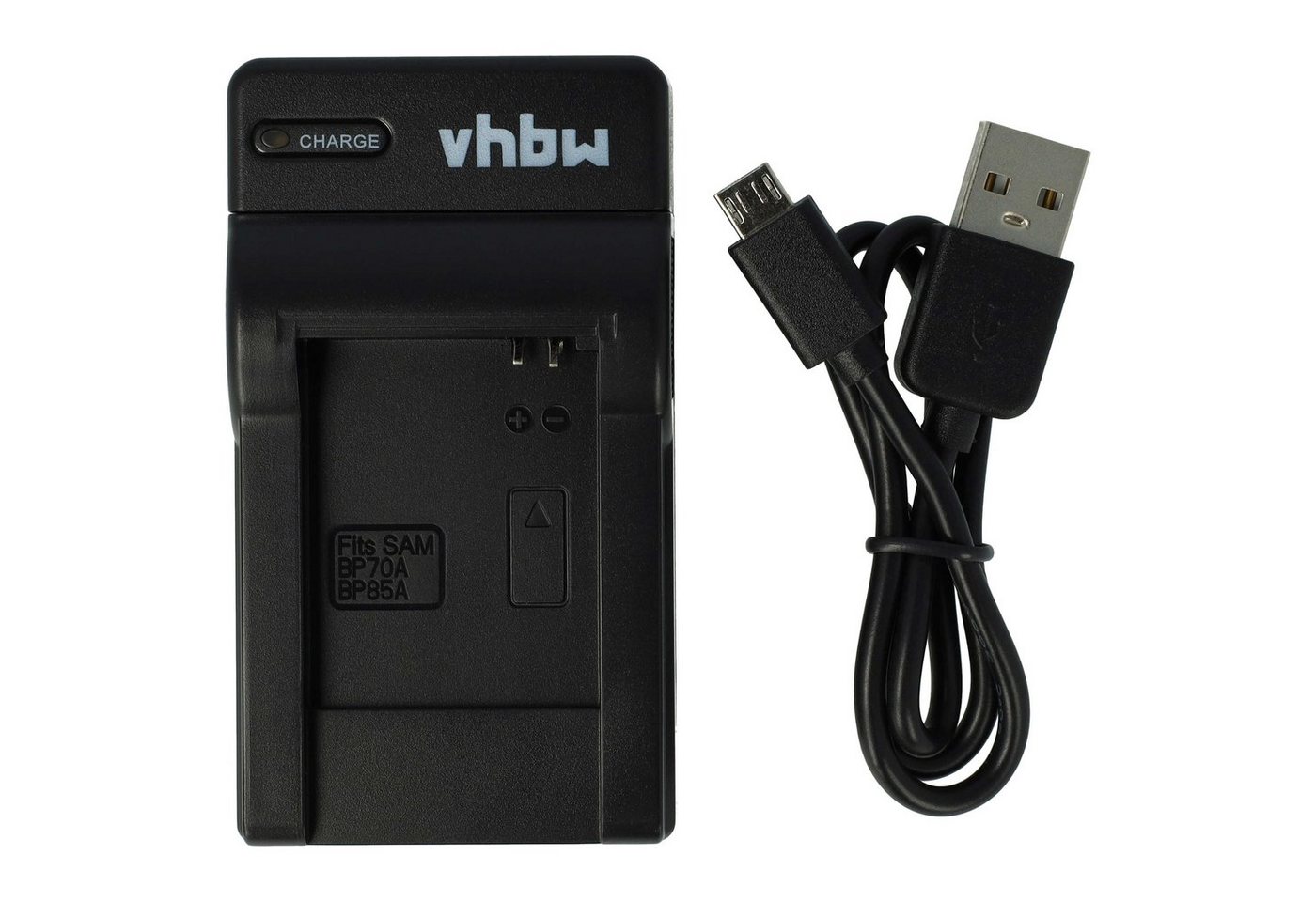 vhbw passend für Samsung DV180F, ES70, ES65, ES75, ES74, ES73, DV150, ES71, Kamera-Ladegerät