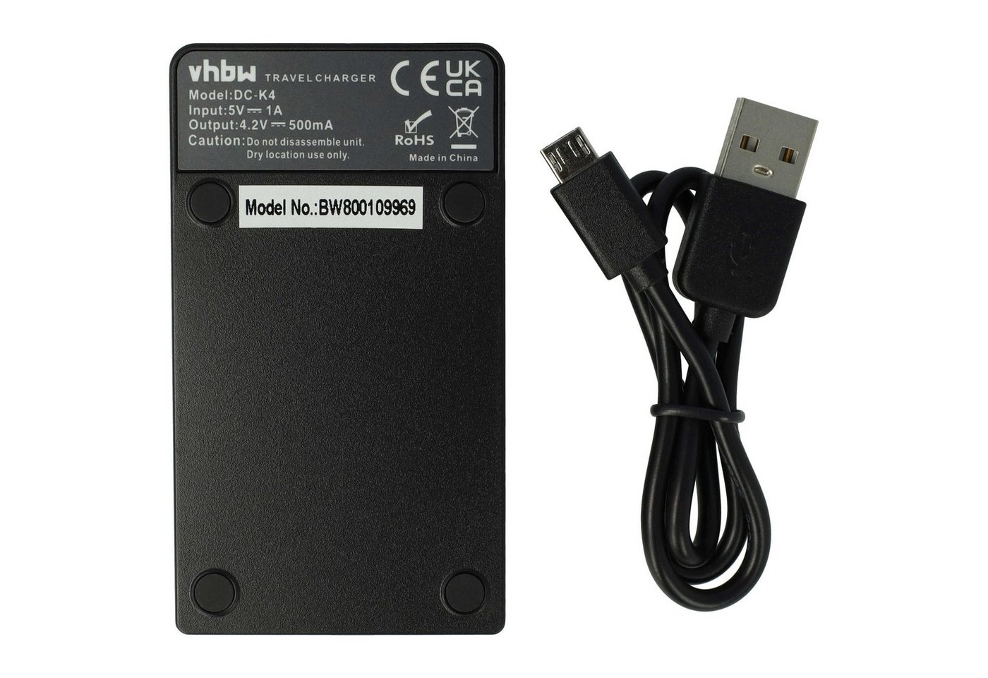 vhbw passend für Samsung DV180F, ES70, ES65, ES75, ES74, ES73, DV150, ES71, Kamera-Ladegerät Bild 3