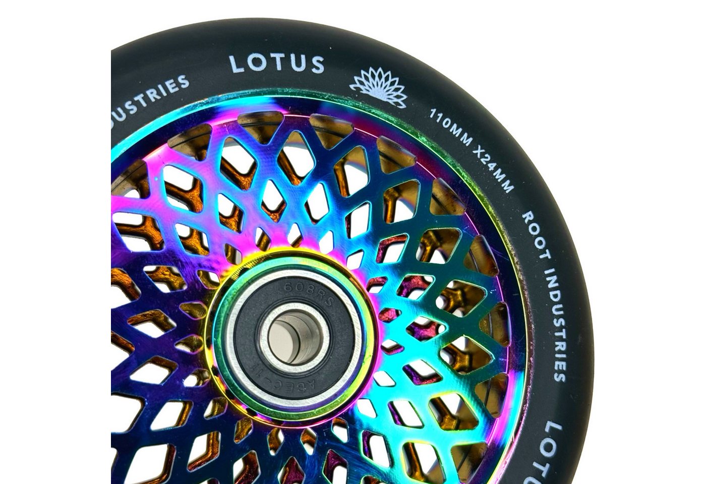 Root Industries Stuntscooter Root Industries Lotus Stunt-Scooter Rolle 110mm Neochrom/PU Schwarz Bild 2