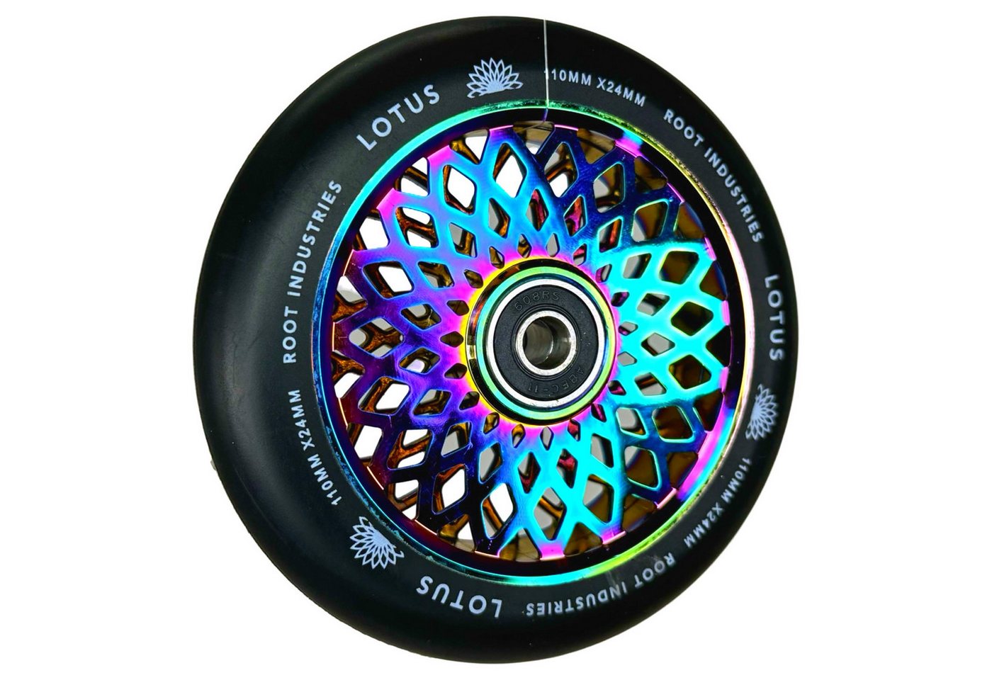 Root Industries Stuntscooter Root Industries Lotus Stunt-Scooter Rolle 110mm Neochrom/PU Schwarz Bild 5