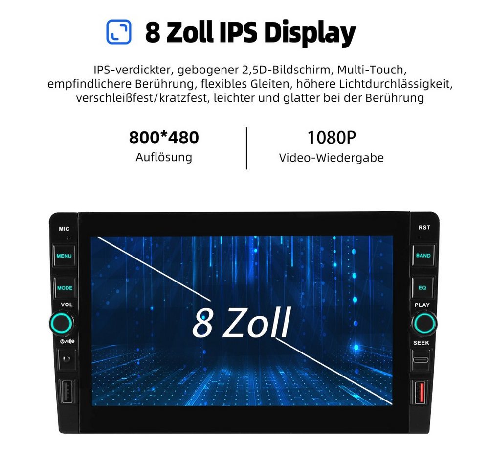 ESSGOO Für Mazda 3 BL 2010-2013 Android 15 Carplay GPS Bluetooth Autoradio (RDS, Digitalradio (DAB), FM, AM) Bild 5
