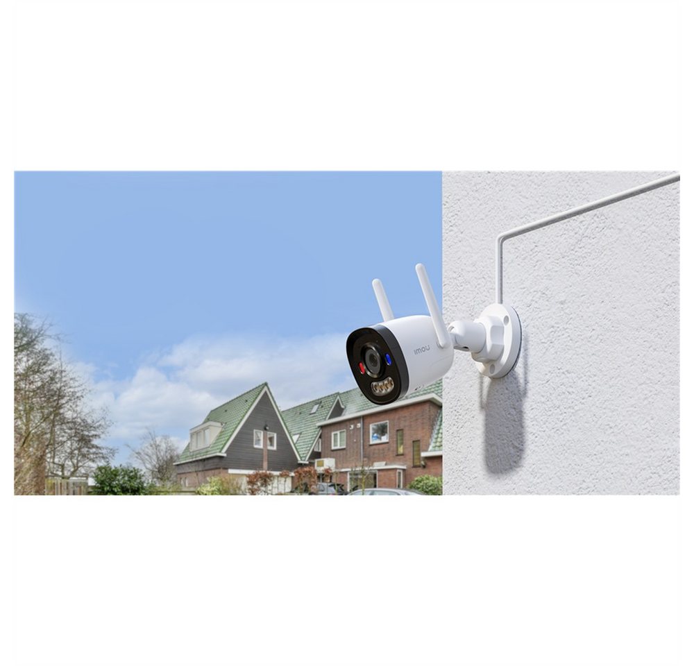 Imou Überwachungskamera Bullet 3 Pro 3K Außenkamera 5 MP mit Personen- und Fahrzeugerkennung (Außenbereich, Sicherheitskamera, Hausüberwachung, Grundstücksüberwachung) Bild 2