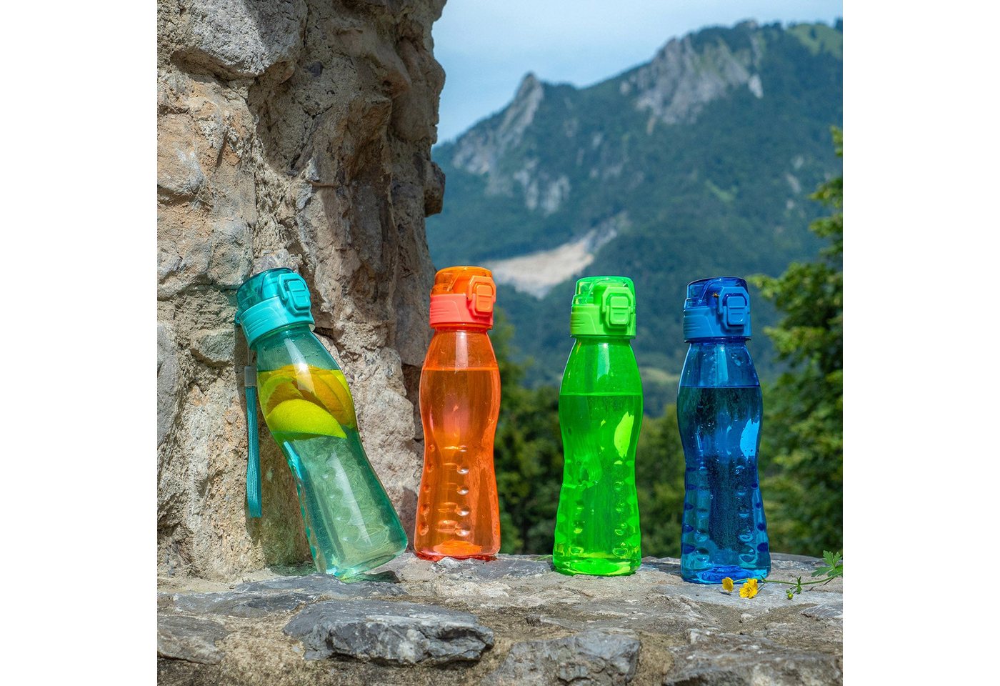 Steuber Trinkflasche Klick-Top Premium 700 ml Freizeit-Trinkflasche in trendigen Farben Bild 3