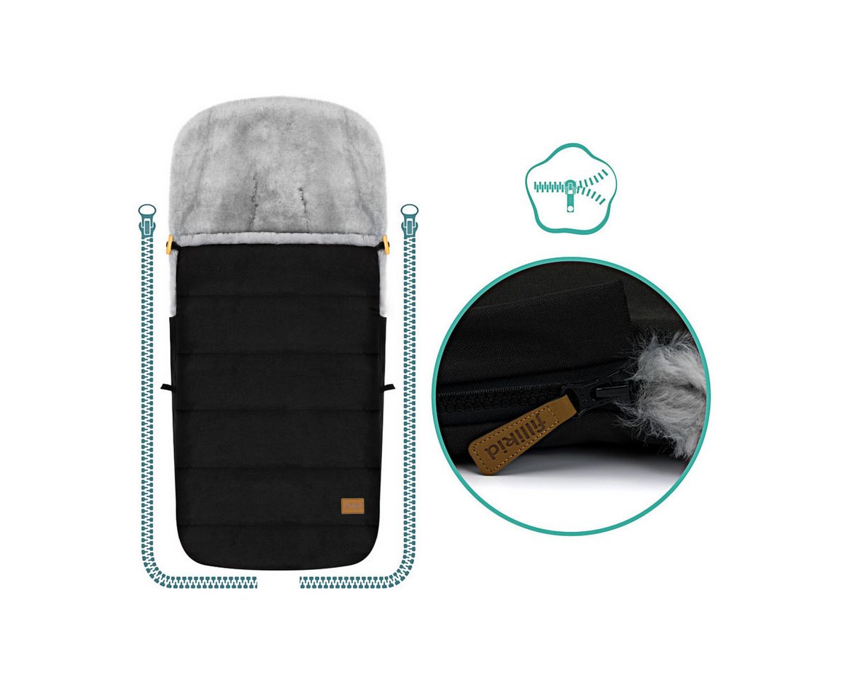 Fillikid Fußsack Fillikid Fußsack Bernina Alpina Lammfell Bild 4