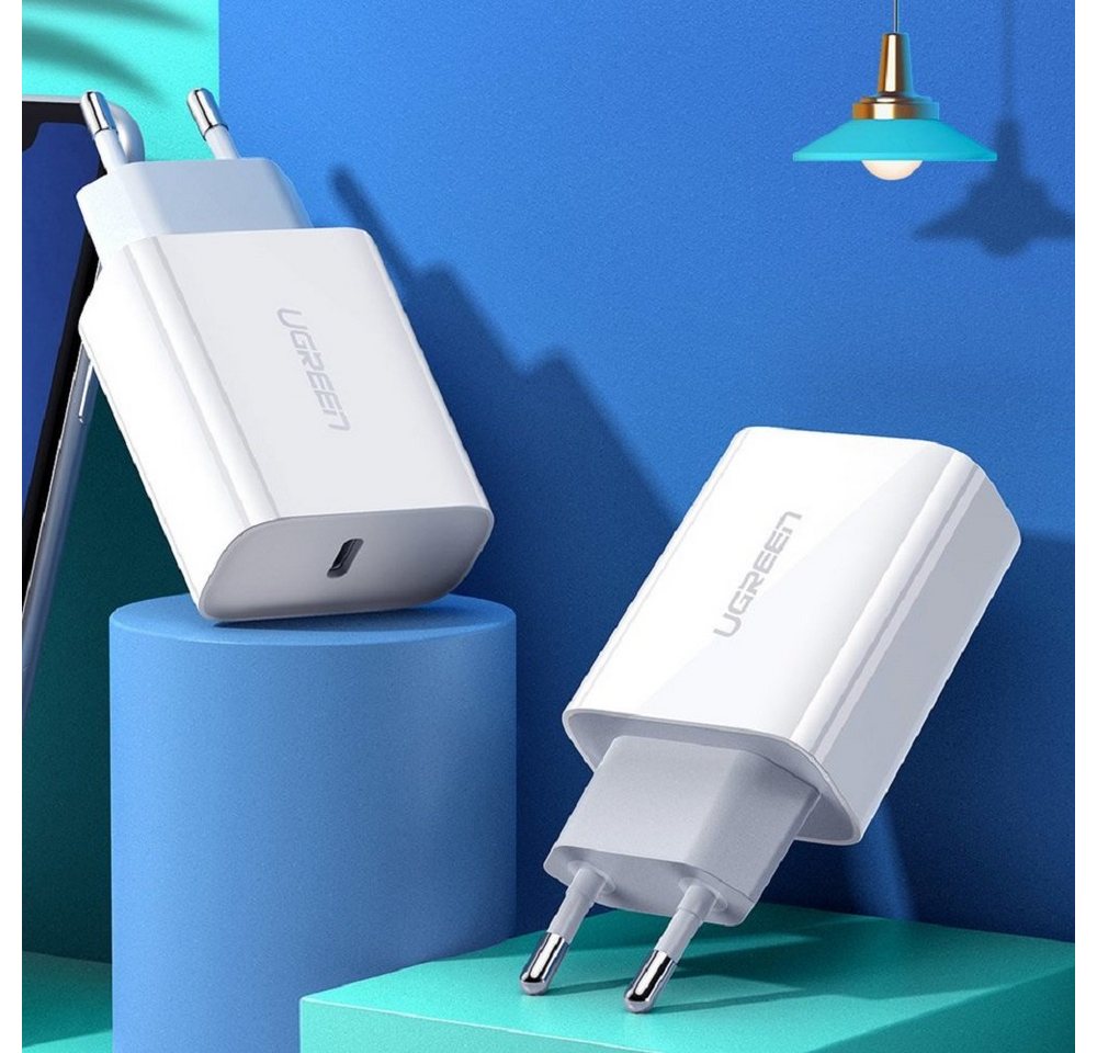 UGREEN 18W WandLadegerät USB PD Netzteil Schnell Fast Charge Power Schnelllade-Gerät